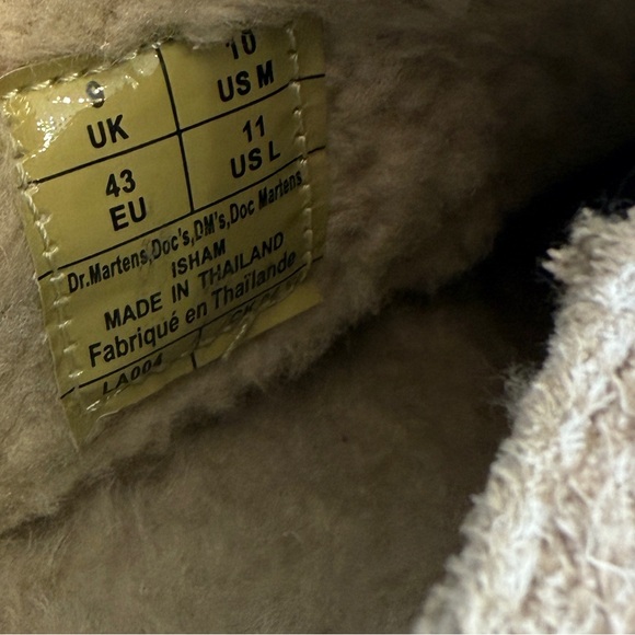 NWOB Dr. Martens Isham Vintage Suede Slingback Mule 10 M 11 L - Picture 6 of 6